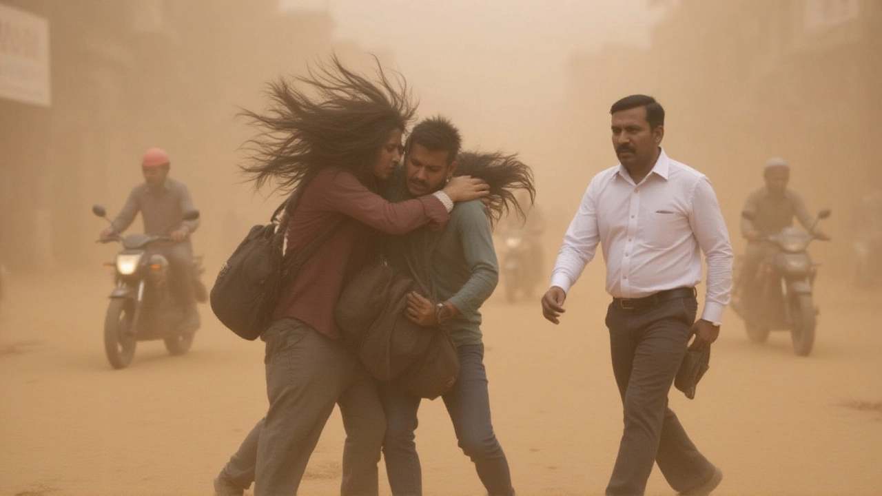 Delhi-NCR Sandstorm Alert: 50km/h Winds, Yellow Warning Issued